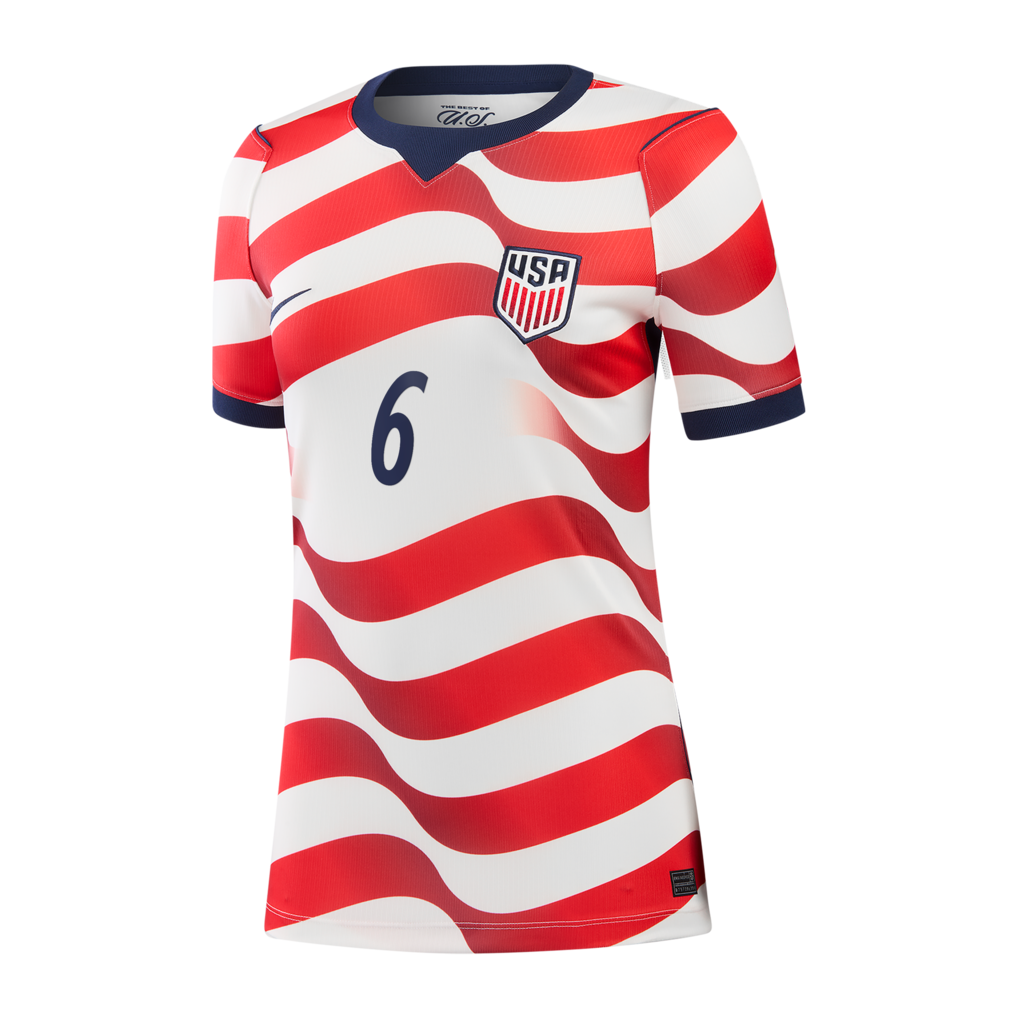 Diego Luna USMNT Nike Women's 2026 Home Stadium Replica Jersey - White
