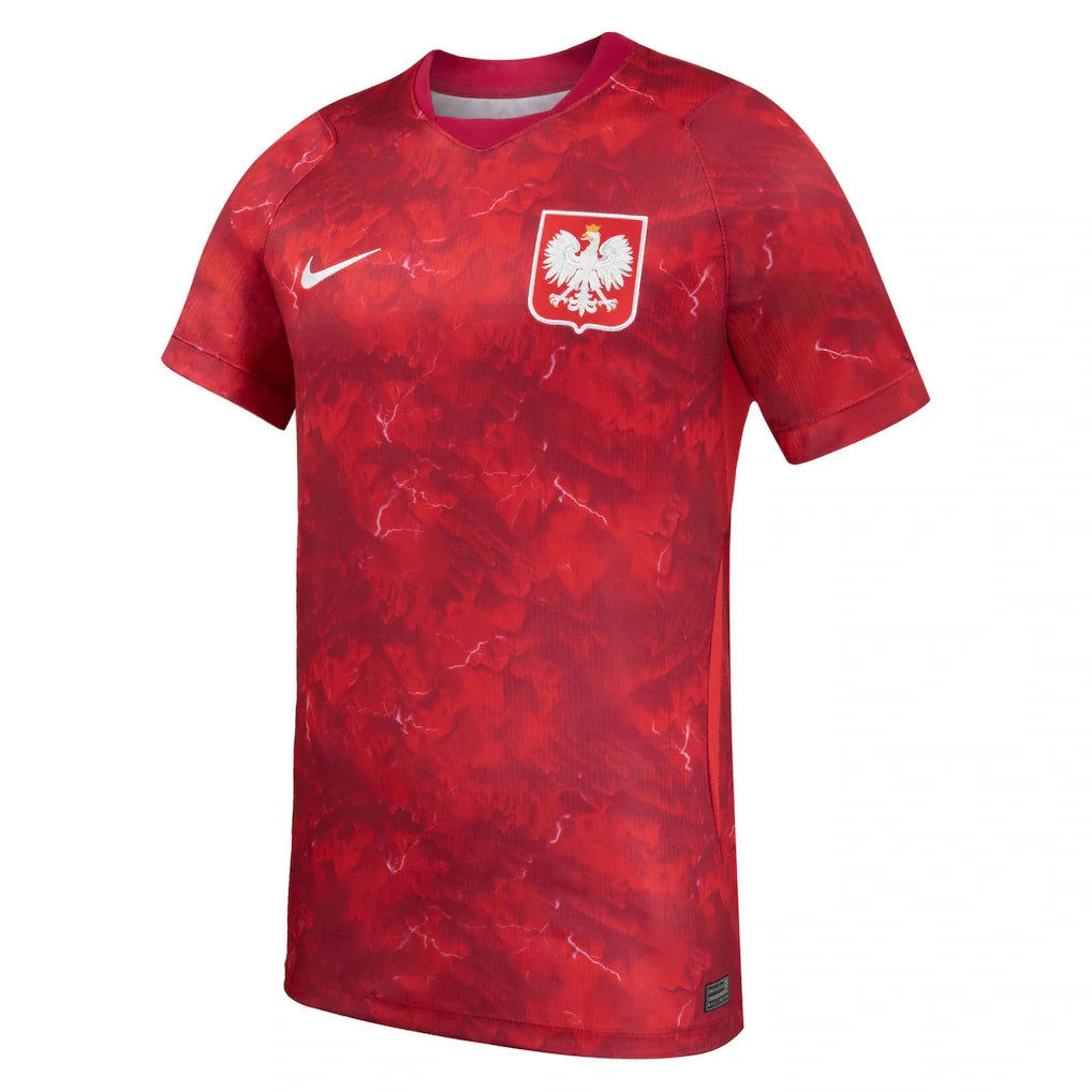 Poland National Team Nike 2026 Away Stadium Replica Jersey - Red