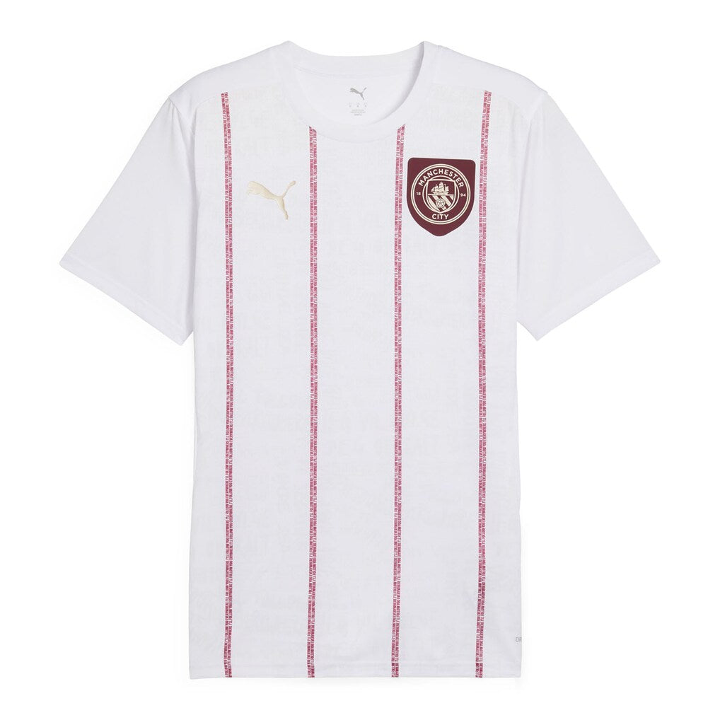 Manchester City Puma 2024/25 Pre-Match Training Jersey - White