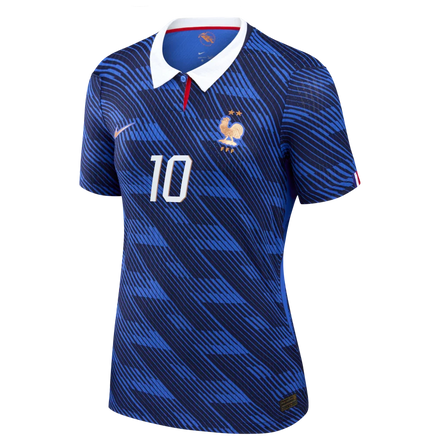 Kylian Mbappé France National Team Nike Women's 2026 Home Match Authentic Jersey - Blue