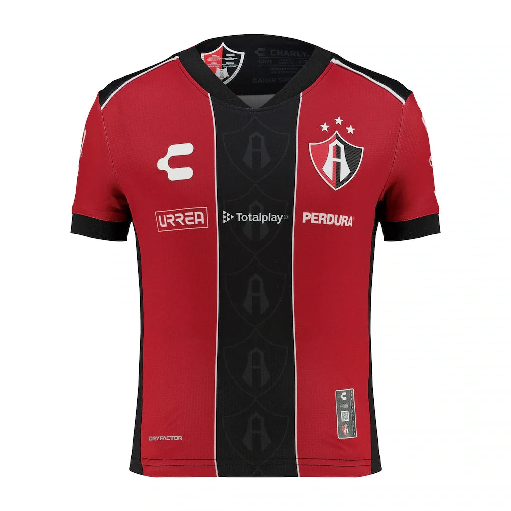 Club Atlas Charly Youth 2025/26 Home Authentic Jersey - Red