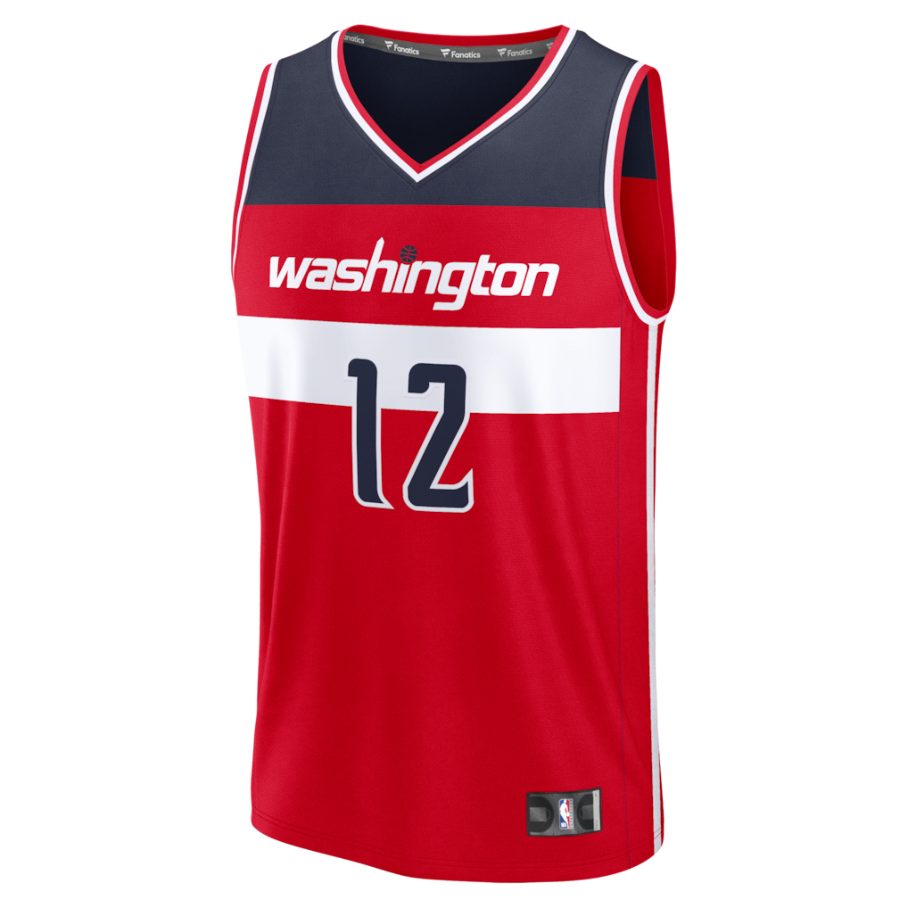 Tre Johnson III Washington Wizards Fanatics Fast Break Replica Jersey - Icon Edition - Red