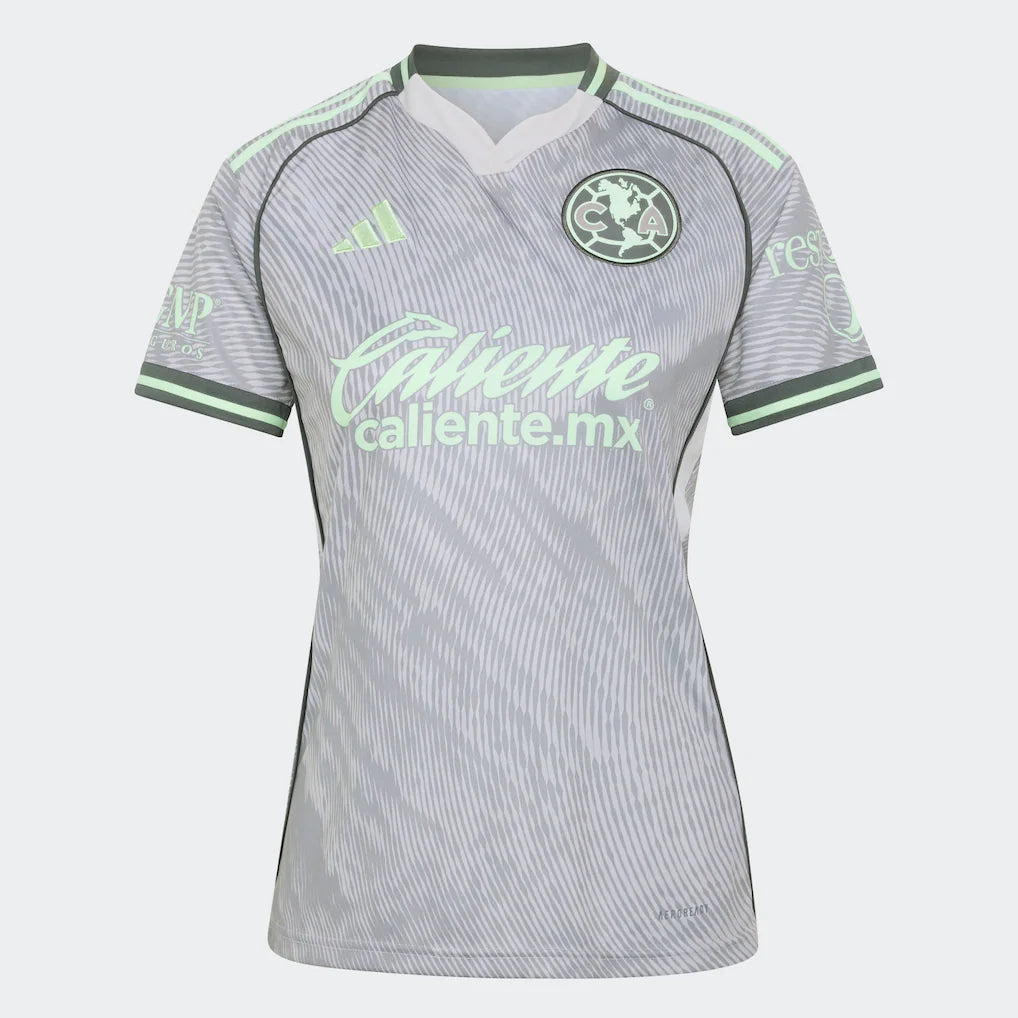 Club America adidas Women's Third 2025/26 Replica Jersey - Gray