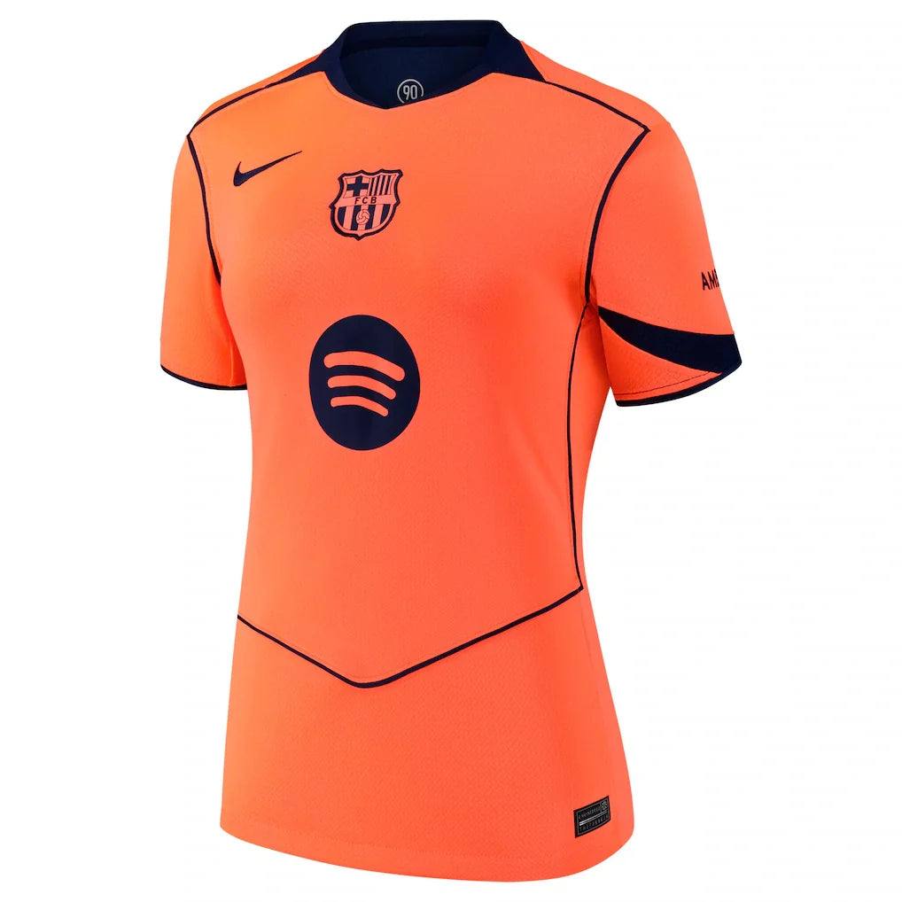 Barcelona Nike Women's 2025/26 Third Replica Jersey - Orange