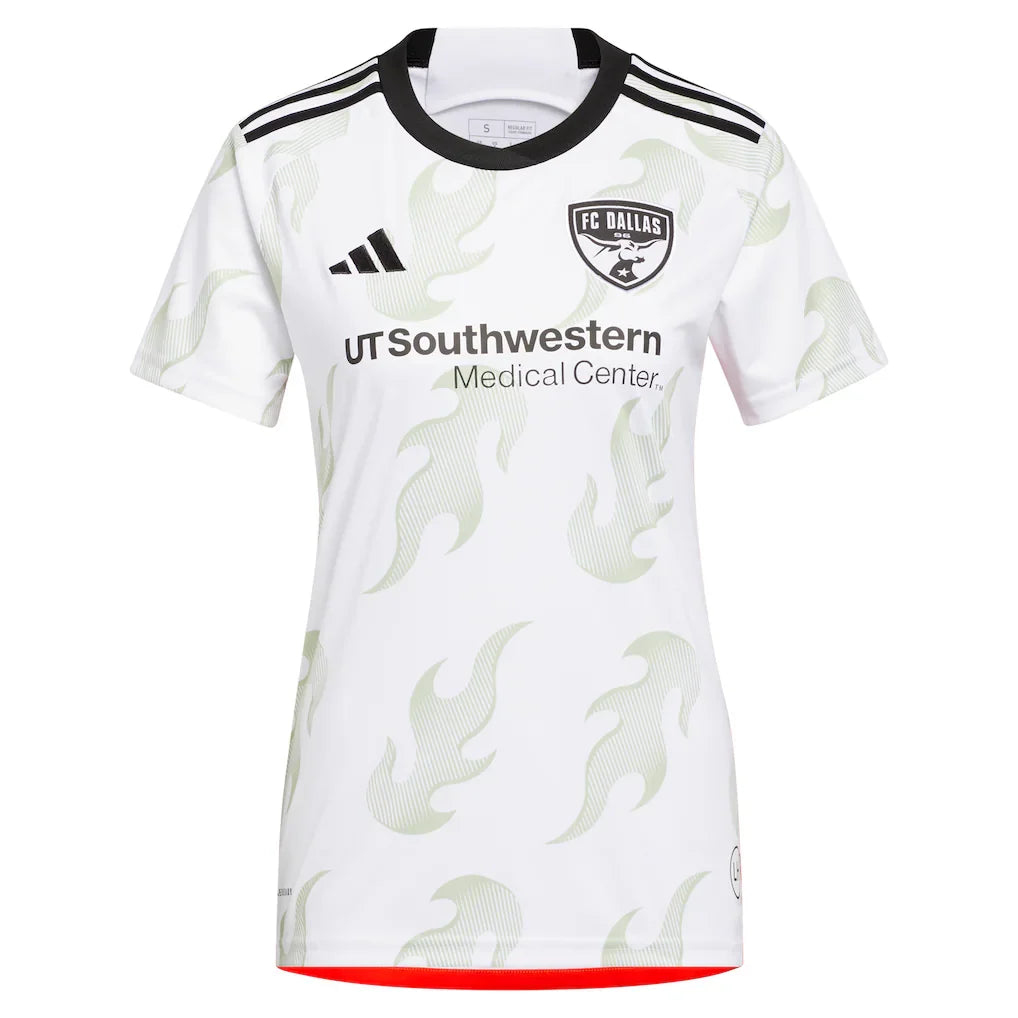 Paxton Pomykal FC Dallas adidas Women's 2023 Burn Baby Burn Replica Player Jersey - White