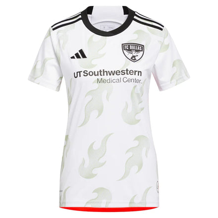 Paxton Pomykal FC Dallas adidas Women's 2023 Burn Baby Burn Replica Player Jersey - White