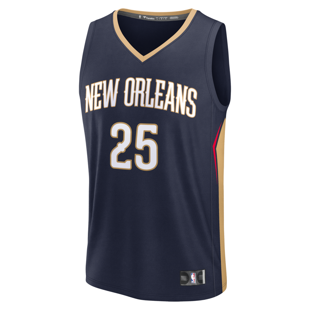 Trey Murphy III New Orleans Pelicans Fanatics Fast Break Replica Jersey - Navy - Icon Edition