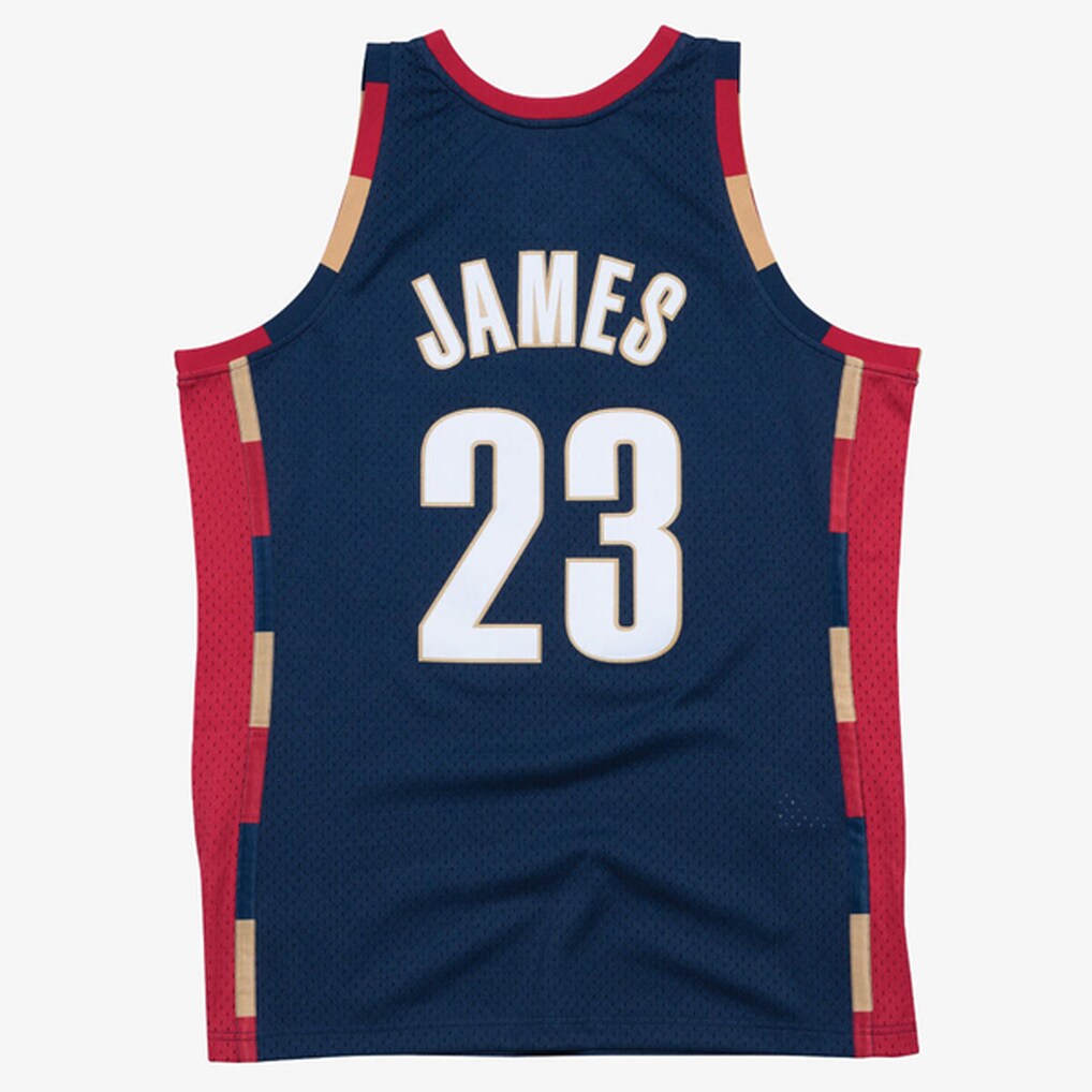 LeBron James Cleveland Cavaliers Mitchell & Ness Hardwood Classics Swingman Jersey - Navy