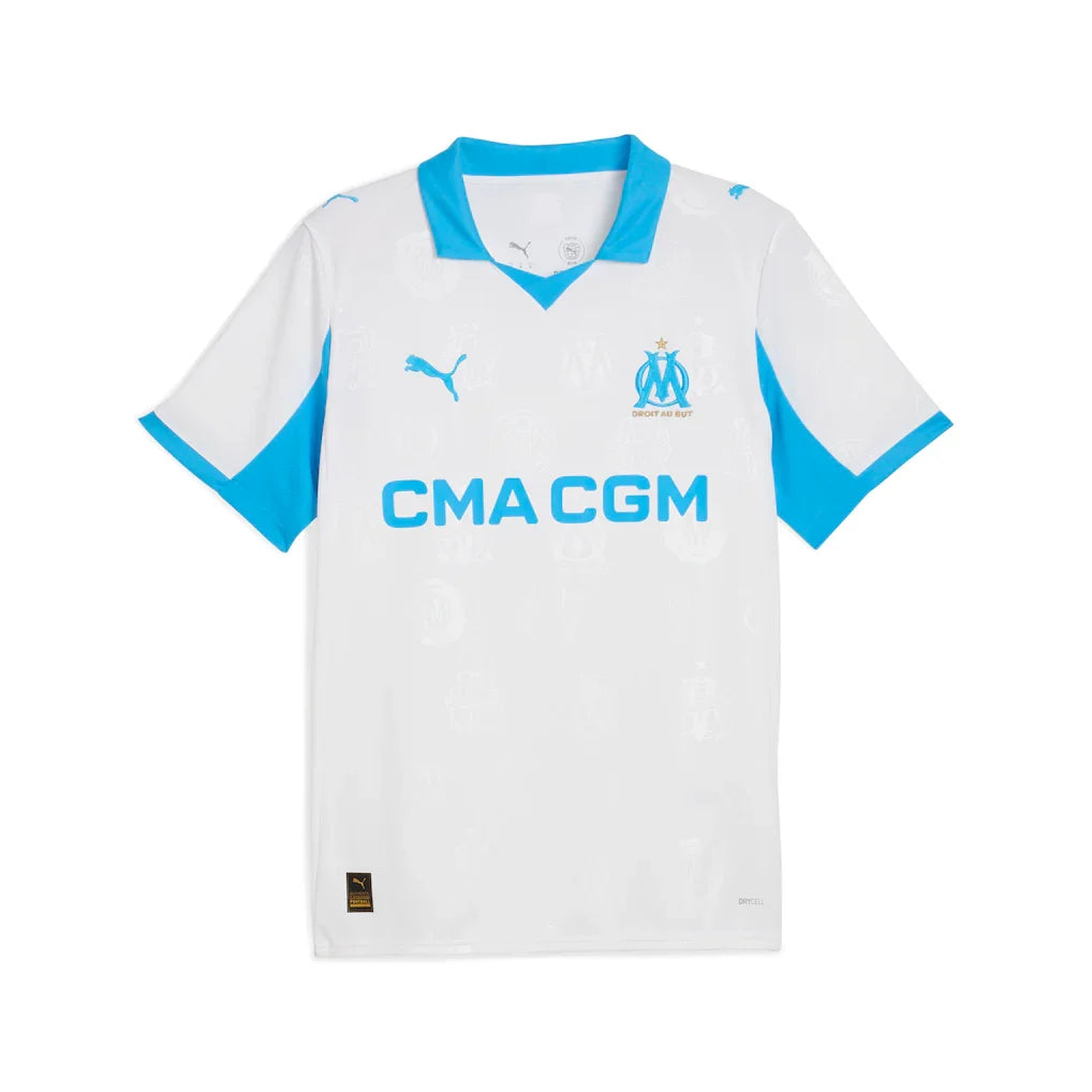 Olympique Marseille Puma 2025/26 Home Replica Jersey - White