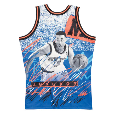 Patrick Ewing New York Knicks Mitchell & Ness x Just Don Hardwood Classics Sublimated Jersey - Royal