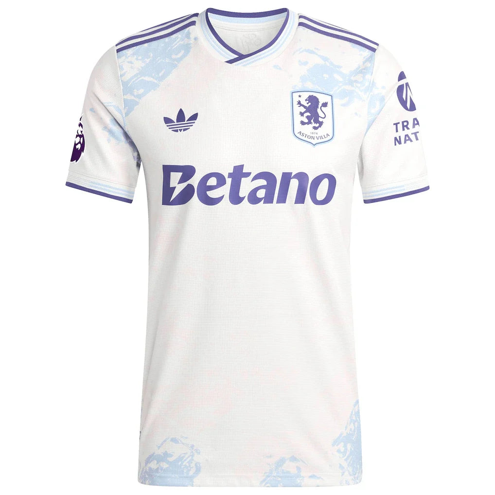 Aston Villa adidas 2025/26 Third Authentic Jersey - White
