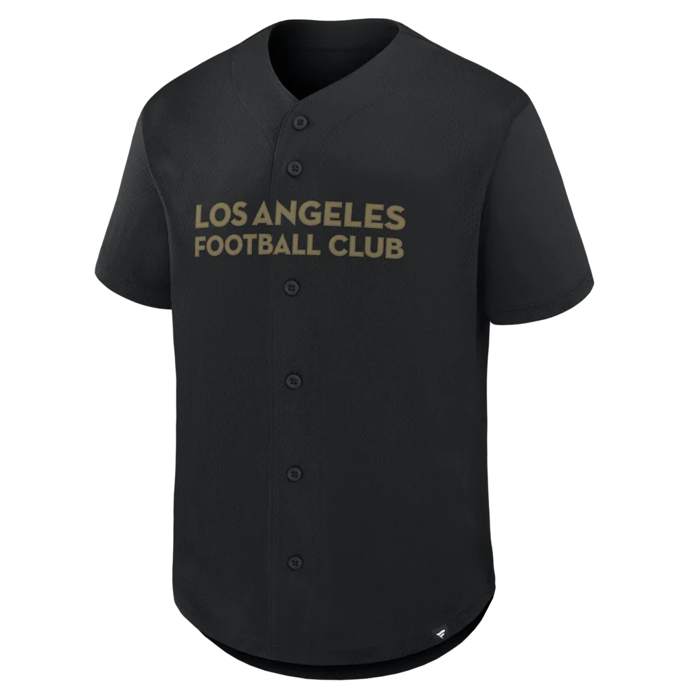 LAFC Fanatics Maximum Intensity Button-Up Jersey  - Black