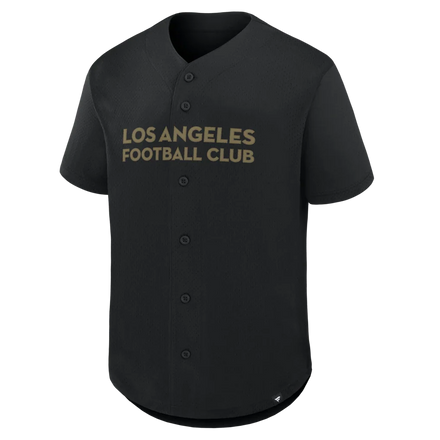 LAFC Fanatics Maximum Intensity Button-Up Jersey  - Black