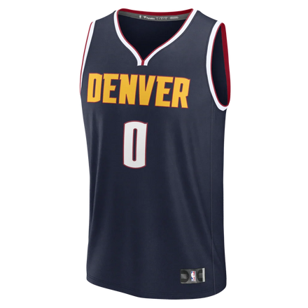 Christian Braun Denver Nuggets Fanatics Fast Break Replica Jersey - Icon Edition - Navy