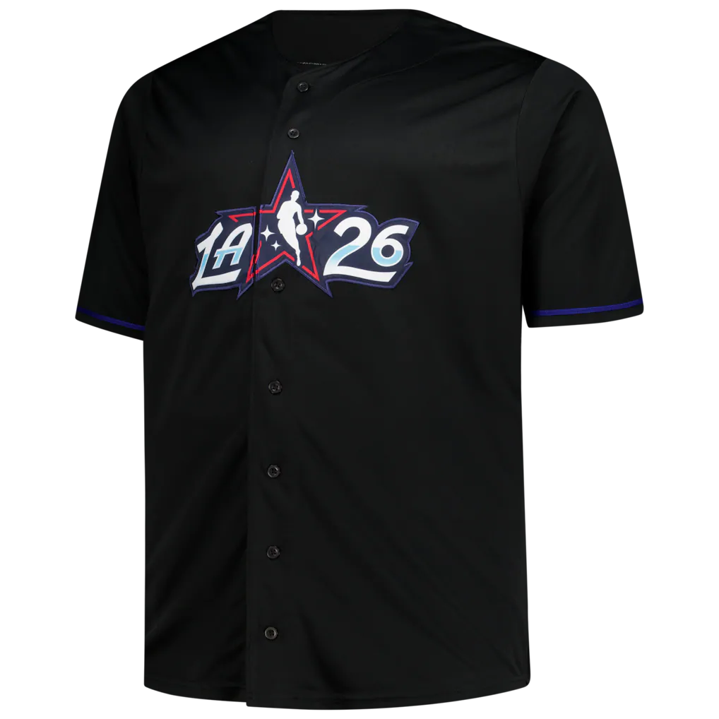 2026 NBA All-Star Game Fanatics Big & Tall Full-Button Jersey - Black