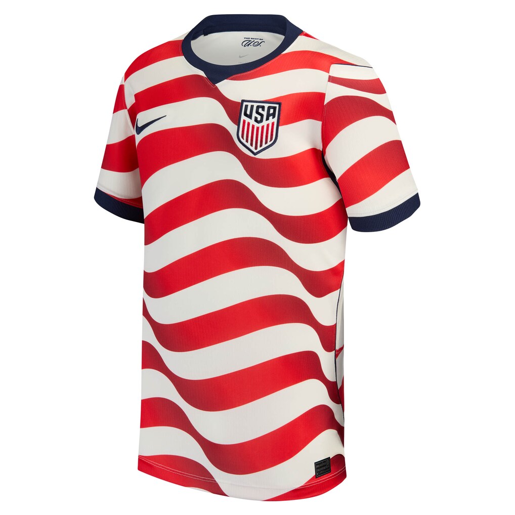 USMNT Nike Youth 2026 Home Stadium Replica Jersey - White
