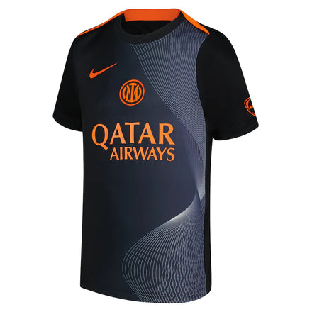 Inter Milan Nike Youth 2025/26 Third Academy Pro Pre-Match Dri-Fit Top - Black