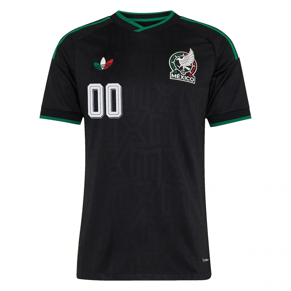 Mexico National Team adidas 2026 On-Field Authentic Custom Jersey - Black