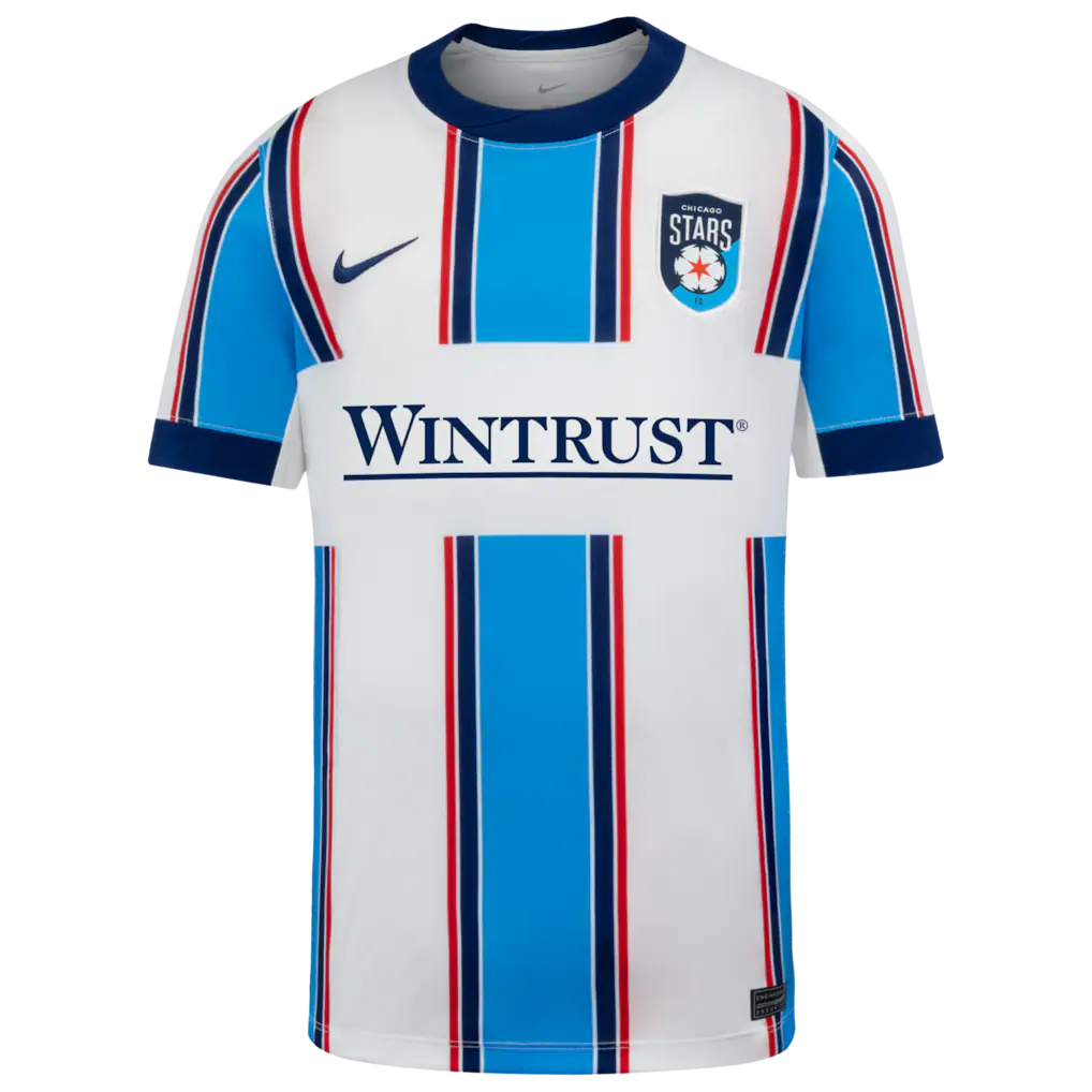 Chicago Stars FC Nike Youth 2026 Primary Stadium Replica Jersey - White
