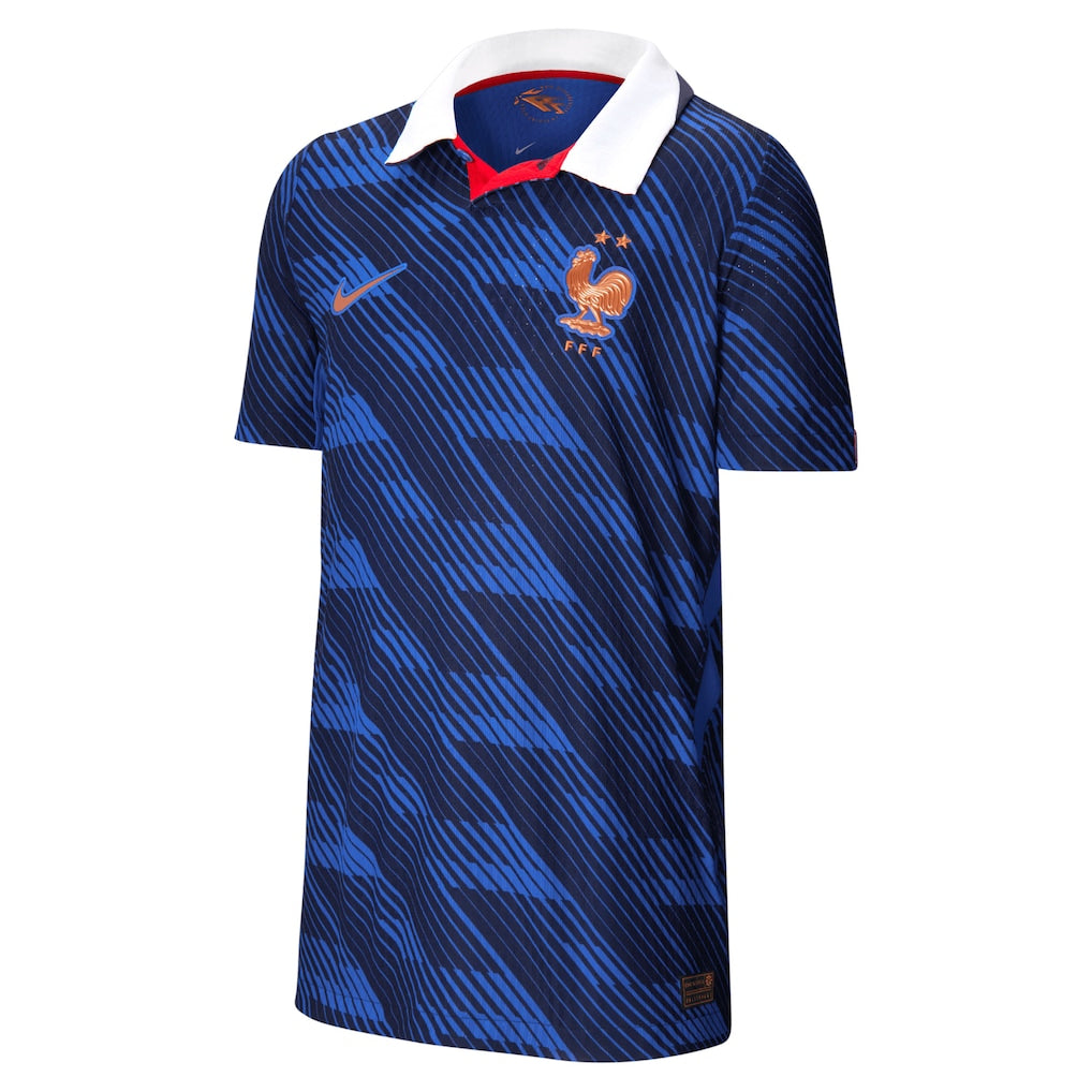 France National Team Nike Youth 2026 Home Match Authentic Jersey - Blue