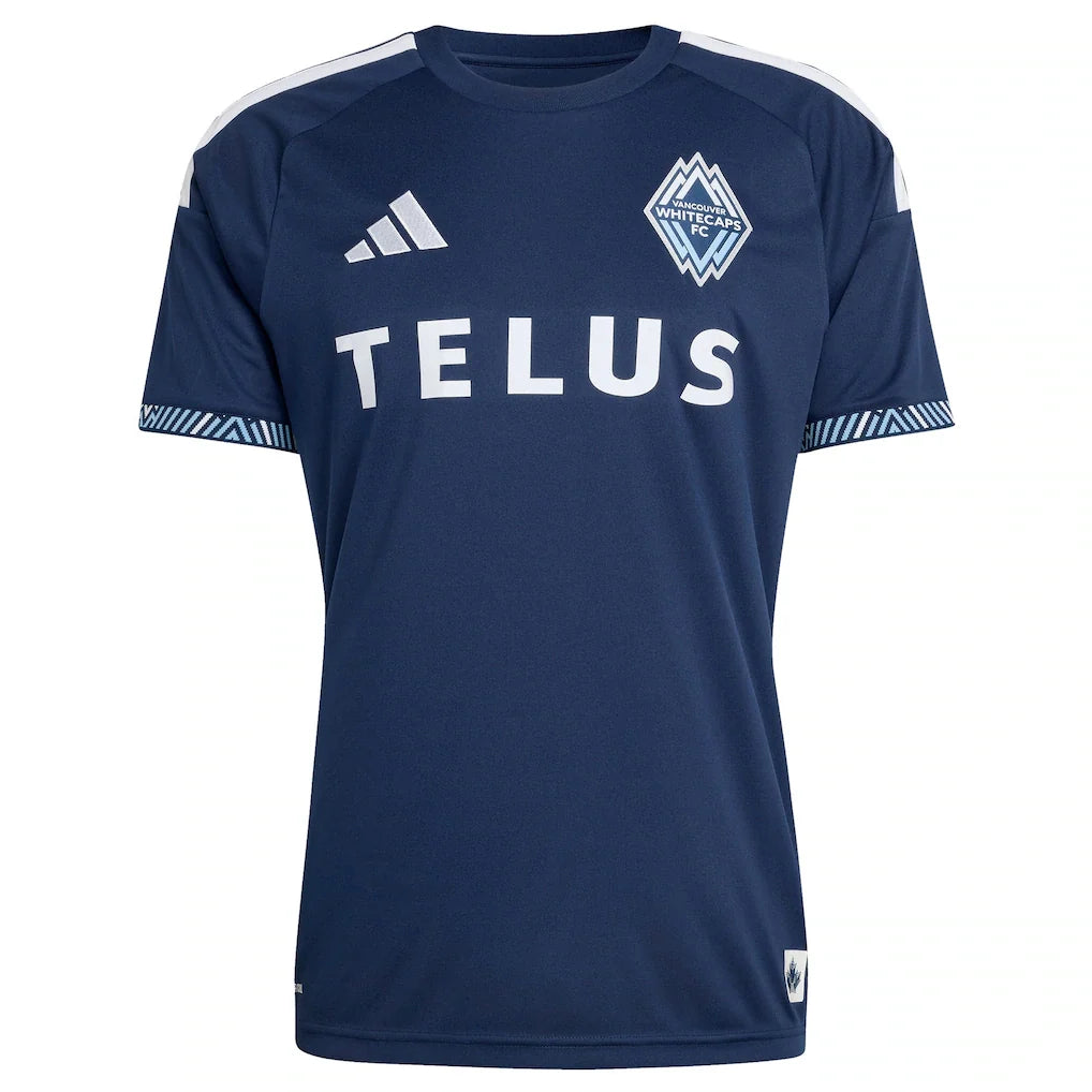 Vancouver Whitecaps FC adidas 2026 The Coastal Jersey Replica Custom Jersey - Deep Sea Blue