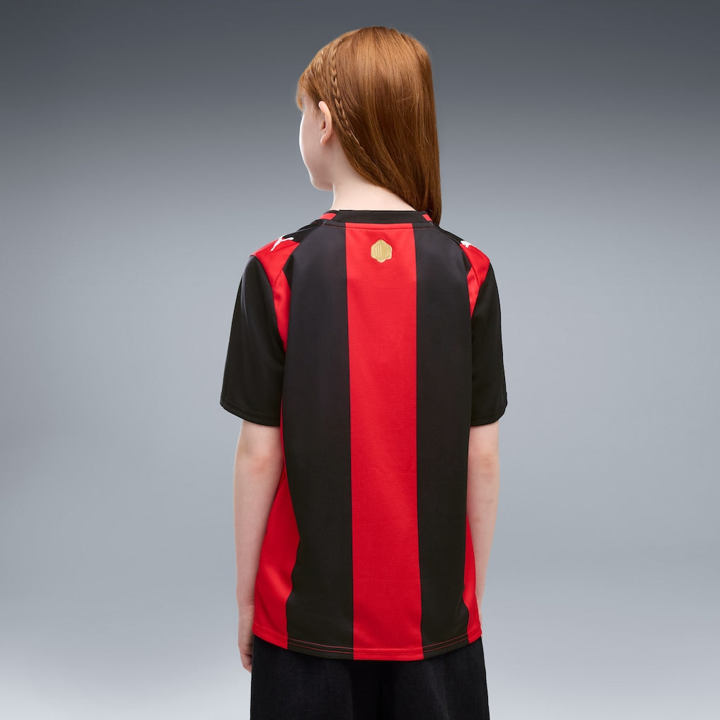 AC Milan Puma Youth 2026/27 Home Replica Jersey - Black/Red