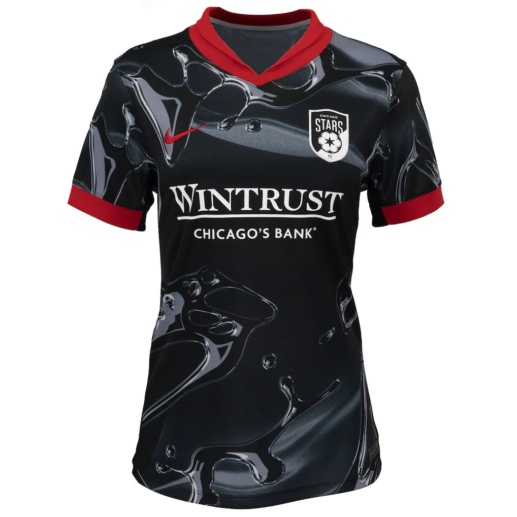 Chicago Stars FC Nike Women's 2025 Stadium Replica Jersey - Black