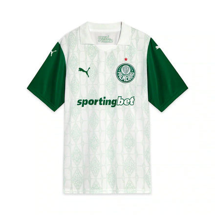 SE Palmeiras Puma 2025/26 Away Replica Jersey - White