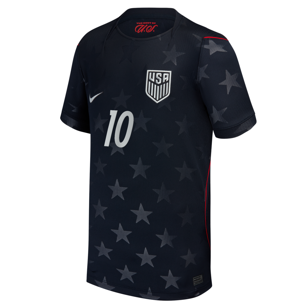 Christian Pulisic USMNT Nike Youth 2026 Away Stadium Replica Jersey - Blue