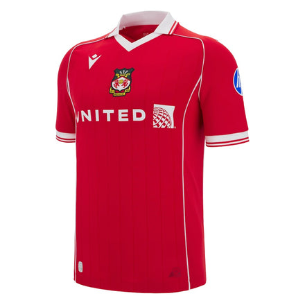 Wrexham Macron Youth 2025/26 Home Replica Jersey - Red