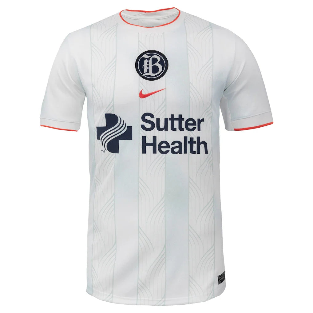 Bay FC Nike Youth 2025 Secondary Stadium Replica Jersey - White