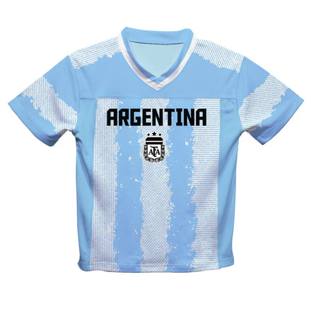 Julián Álvarez Argentina National Team Vive La Fete  Football Jersey - Light Blue
