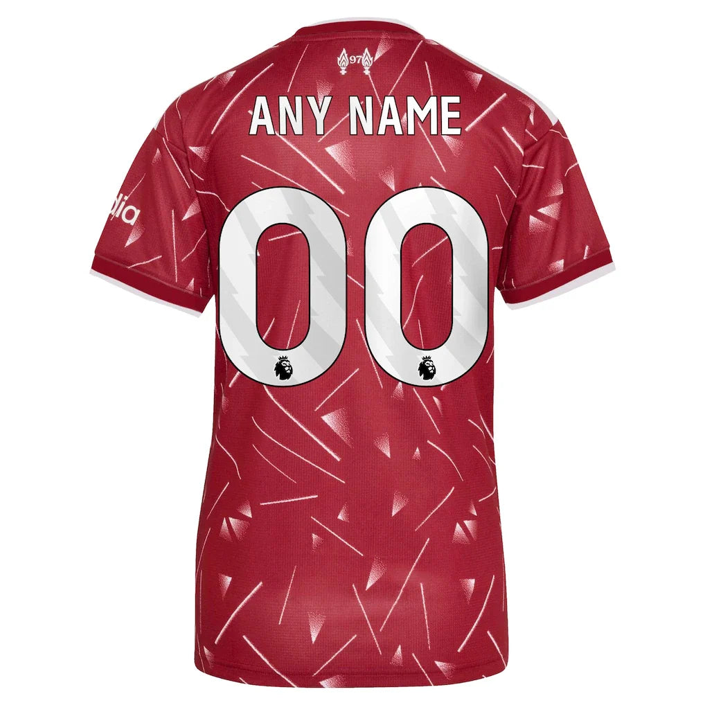 Liverpool adidas Women's 2026/27 Home Replica Custom Jersey - Red