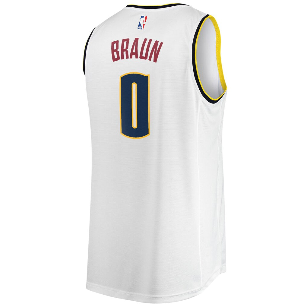 Christian Braun Denver Nuggets Fanatics Fast Break Player Jersey - Association Edition - White