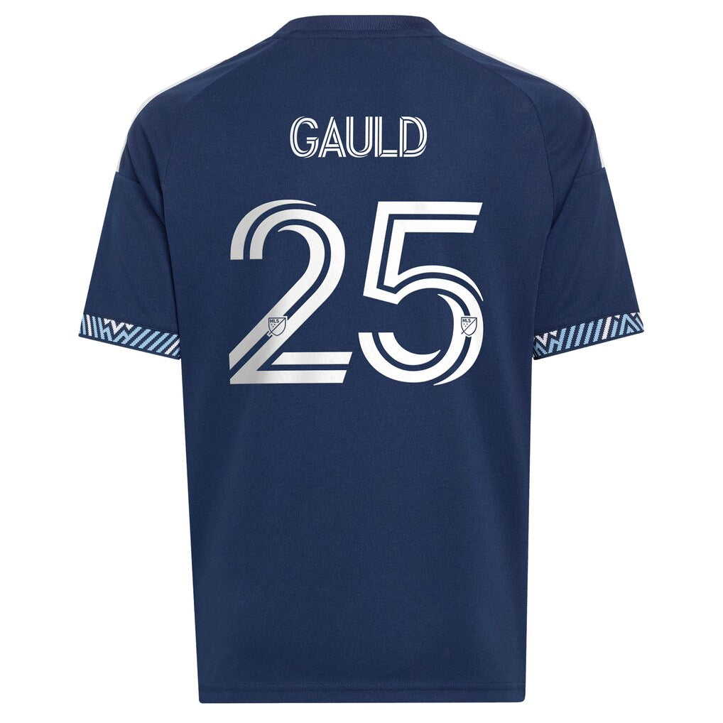 Ryan Gauld Vancouver Whitecaps FC adidas Youth  The Coastal Jersey Replica Jersey - Blue
