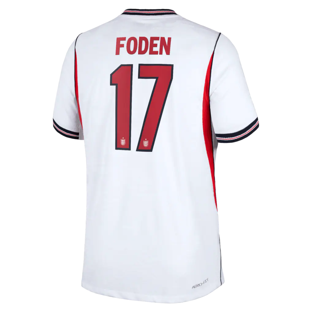 Phil Foden England National Team Nike 2026 Home Match Authentic Jersey - White