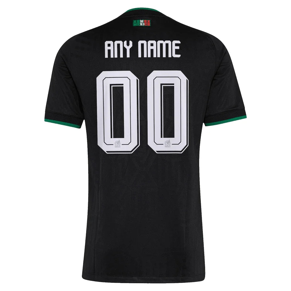 Mexico National Team adidas 2026 On-Field Authentic Custom Jersey - Black