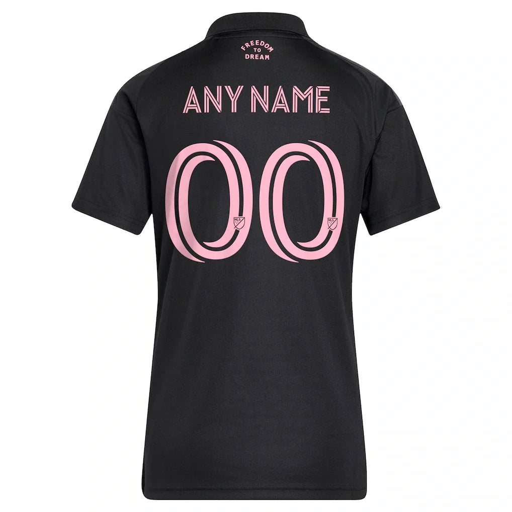 Inter Miami CF adidas Women's 2026 Presagio Replica Custom Jersey - Black