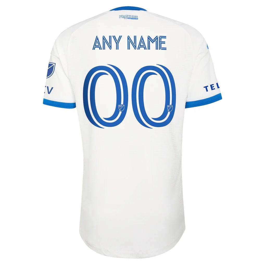 CF Montreal adidas 2026 The Procure Jersey On-Field Authentic Patch Custom Jersey - White