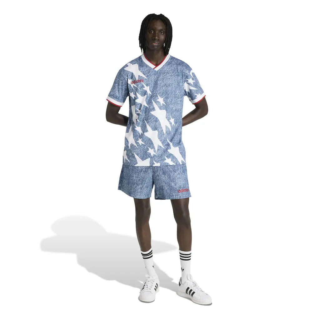 adidas USA 1994 Denim Graphic Fashion Jersey - Blue