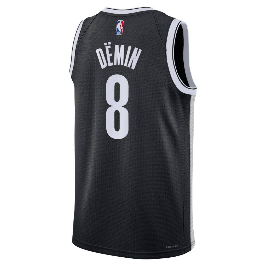 Egor Dëmin Brooklyn Nets Nike Unisex Swingman Jersey - Icon Edition - Black