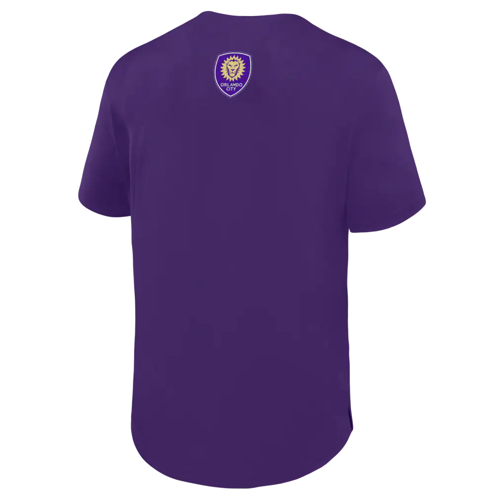 Orlando City SC Fanatics Maximum Intensity Button-Up Jersey  - Purple