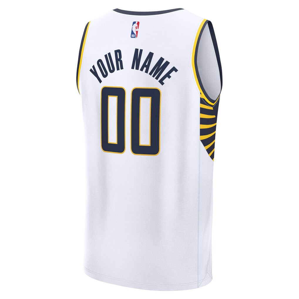 Indiana Pacers Fanatics Fast Break Custom Jersey - Icon Edition - White
