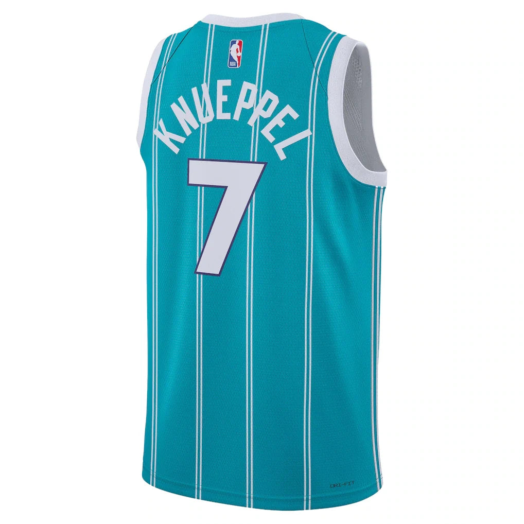 Kon Knueppel Charlotte Hornets Jordan Brand Unisex Swingman Jersey - Icon Edition - Teal
