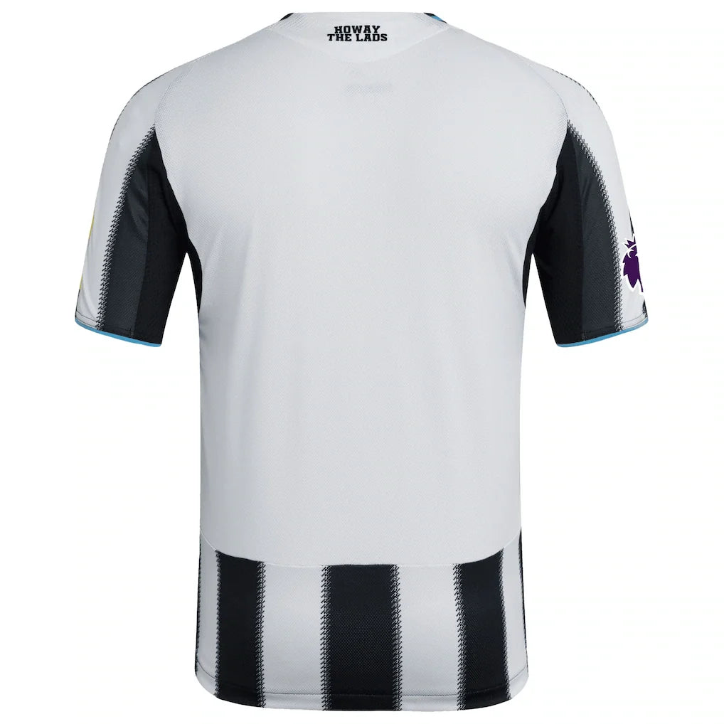 Newcastle United adidas 2025/26 Home Authentic Patch Jersey - Black/White