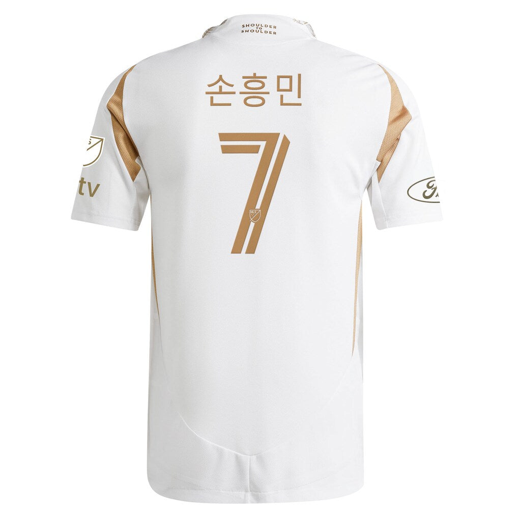 Son Heung-Min LAFC adidas 2025 Secondary On-Field Authentic Jersey – White