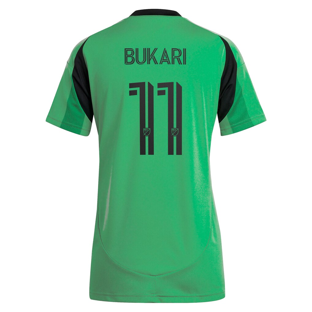 Osman Bukari Austin FC adidas Women's 2025 The Heartbeat Kit Replica Player Jersey - Green