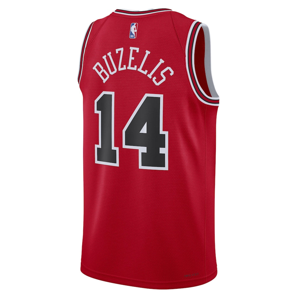 Matas Buzelis Chicago Bulls Nike Unisex Swingman Player Jersey - Icon Edition - Red