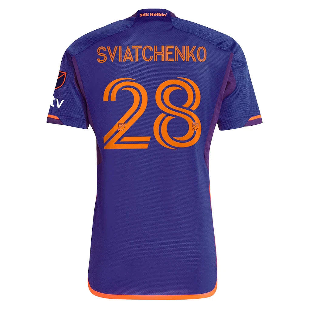 Erik Sviatchenko Houston Dynamo FC adidas 2025 Still Holdin' Authentic Player Jersey - Purple