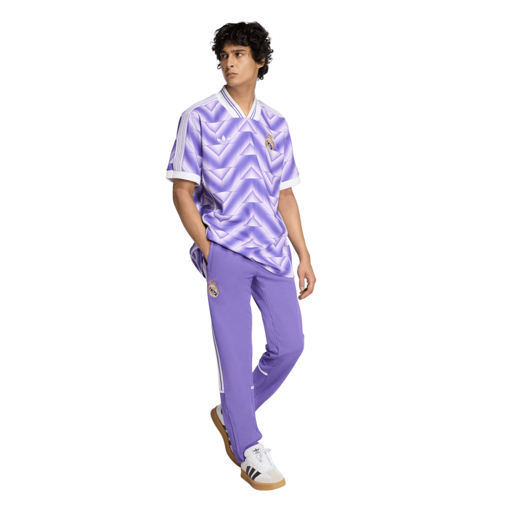 Real Madrid adidas Unisex Lifestyler Fashion Jersey - Purple